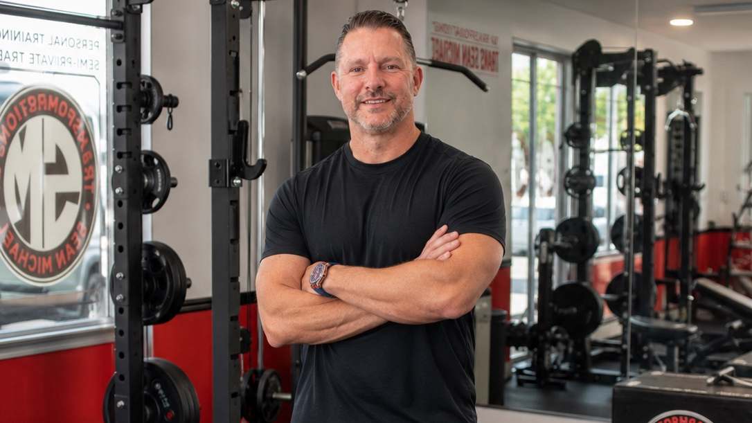 Sean Michael, The Transformation Coach, in his private Midland Park, NJ studio